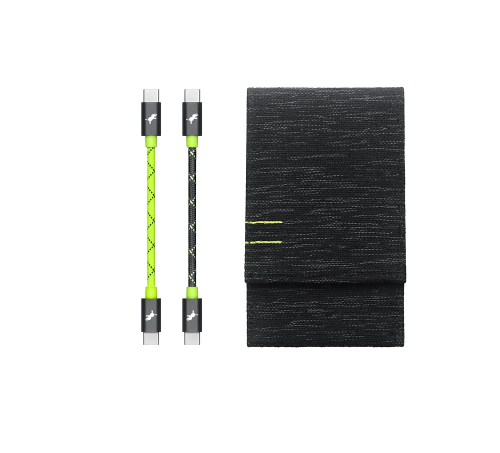 Nimble PowerKnit Travel Kit 2-Pack 5” USB-C to USB-C