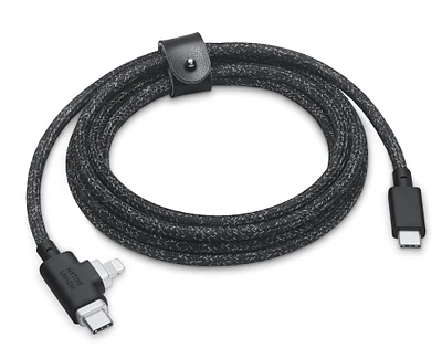 Native Union Belt Cable Duo Pro 240W (USB-C to USB-C and Lightning)