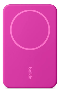 Belkin BoostCharge Pro Magnetic Power Bank 5K – Pink