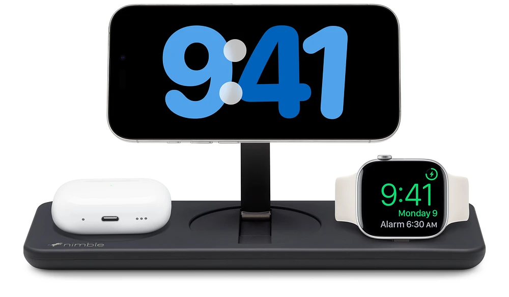 Nimble Podium 3-in-1 Wireless Charger