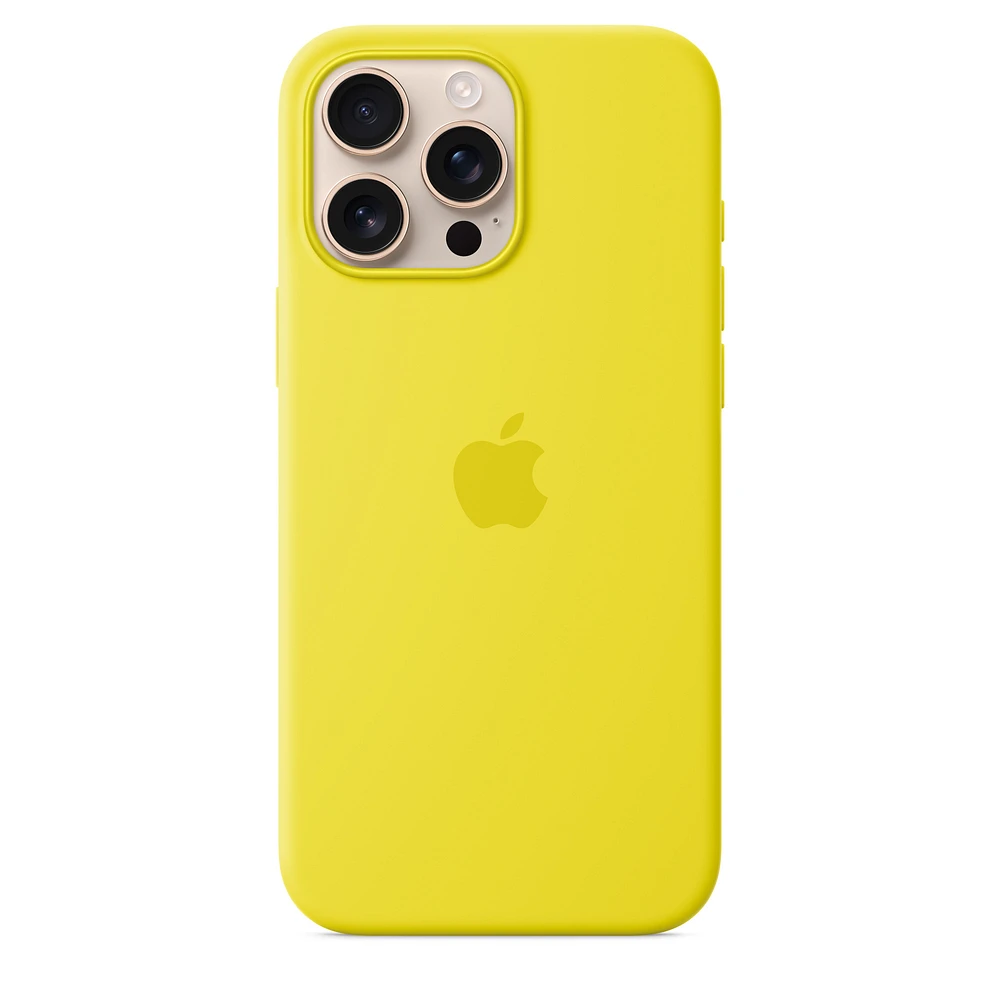 iPhone 16 Pro Max Silicone Case with MagSafe – Star Fruit