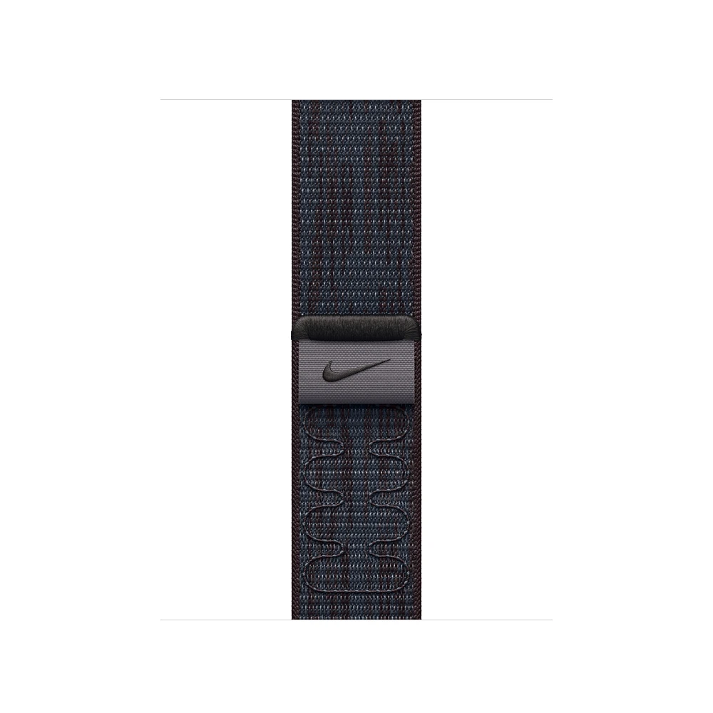 40mm Black/Blue Nike Sport Loop