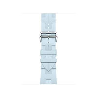 Apple Watch Hermès - 42mm Bleu Acier Kilim Single Tour