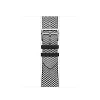 Apple Watch Hermès - 42mm Noir/Écru Toile H Single Tour