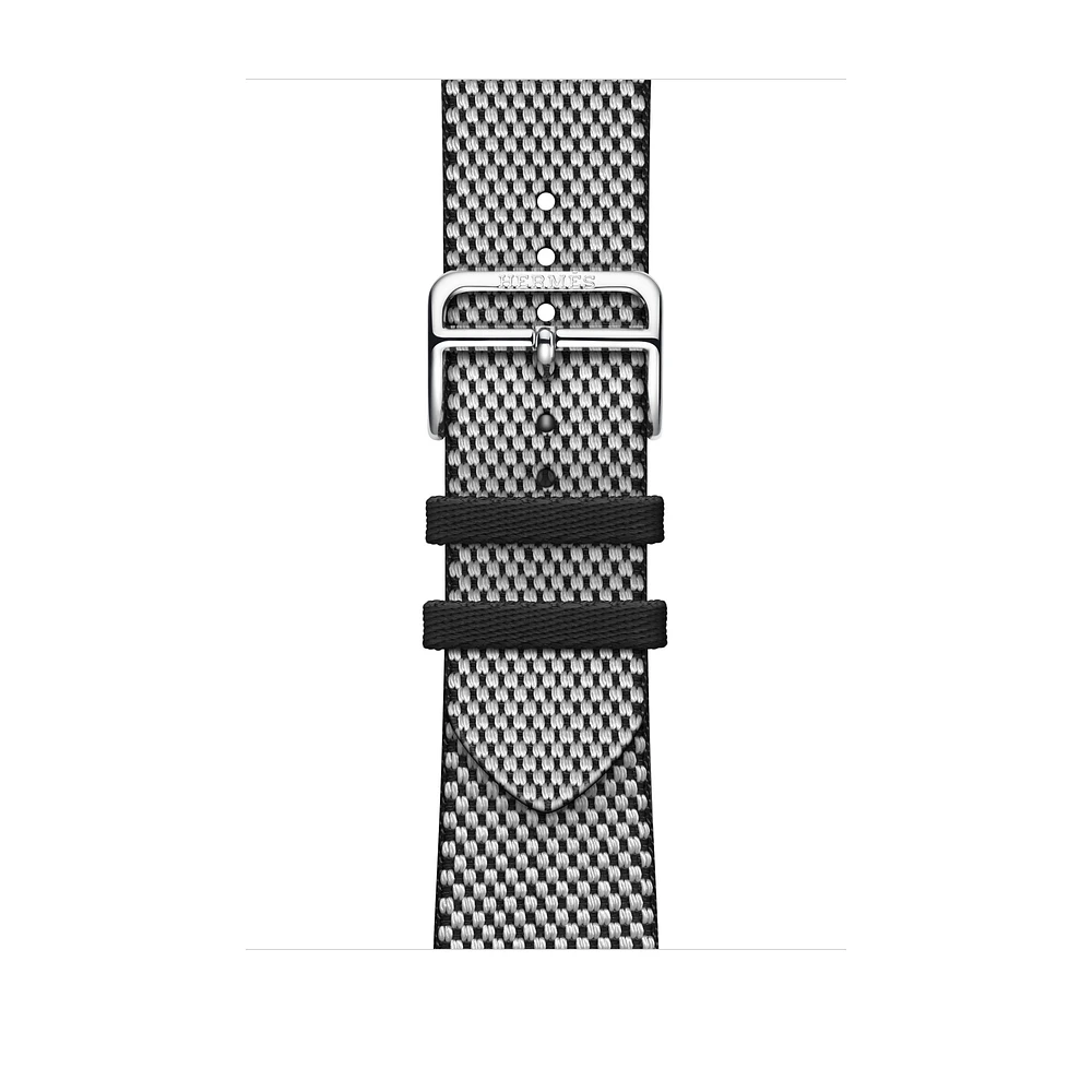 Apple Watch Hermès - 46mm Noir/Écru Toile H Single Tour