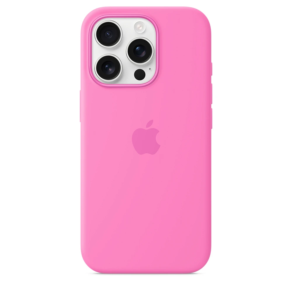 iPhone 16 Pro Silicone Case with MagSafe - Peony