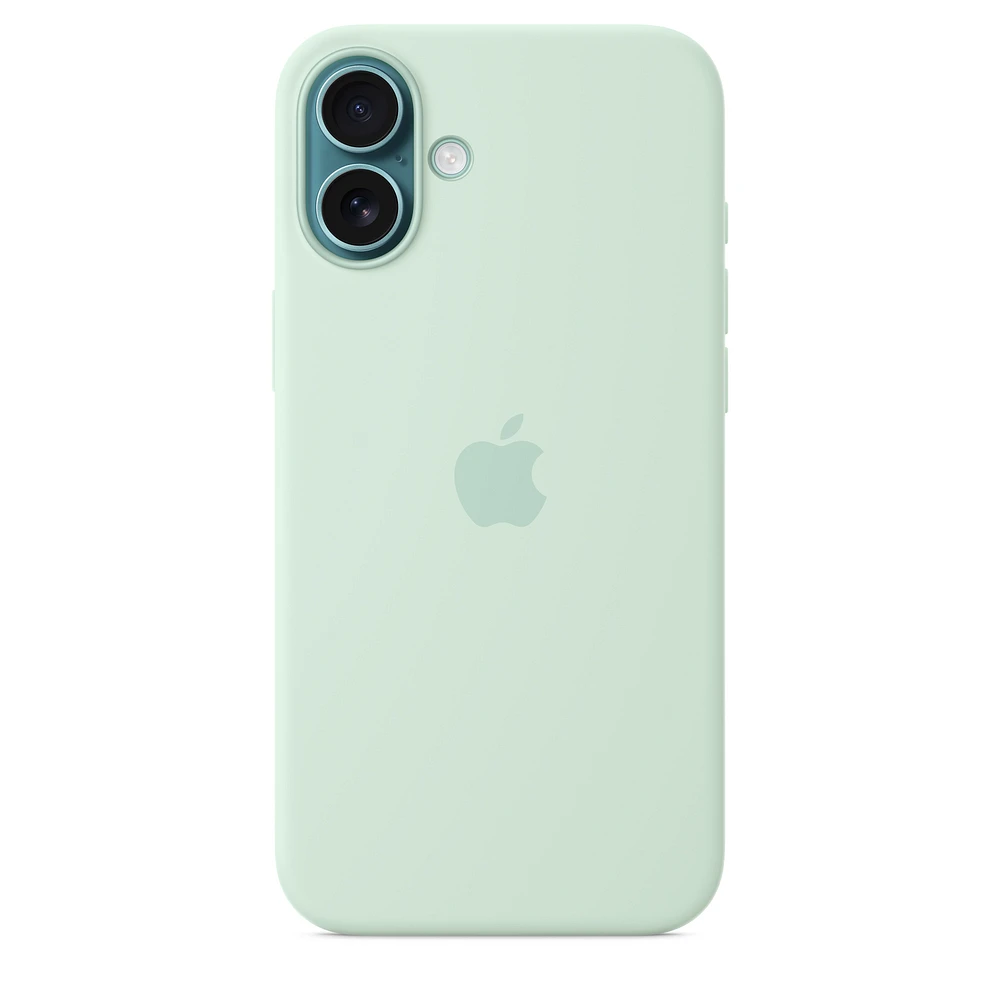 iPhone 16 Plus Silicone Case with MagSafe – Aquamarine