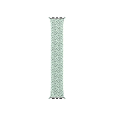 42mm Aquamarine Braided Solo Loop - Size 1