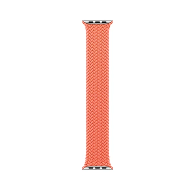 46mm Tangerine Braided Solo Loop - Size 4