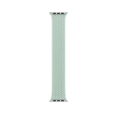 46mm Aquamarine Braided Solo Loop - Size 4