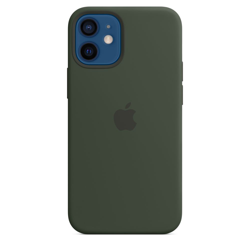 iPhone 12 mini Silicone Case with MagSafe - Cyprus Green