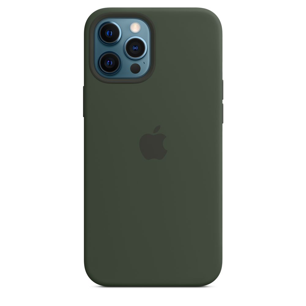 iPhone 12 Pro Max Silicone Case with MagSafe - Cyprus Green