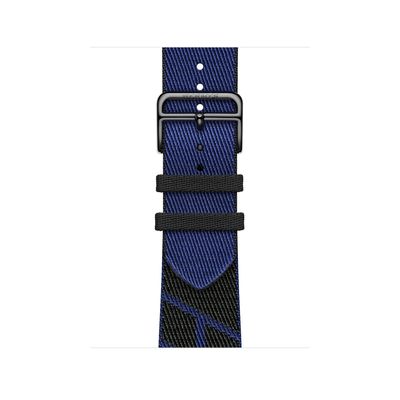 Apple Watch Hermès - 40mm Noir/Bleu Saphir Jumping Single Tour