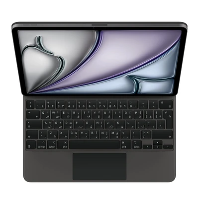 Magic Keyboard for iPad Air 13-inch (M2) - Arabic - Black
