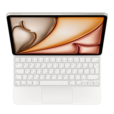 Magic Keyboard for iPad Air 13-inch (M2) - Arabic - White