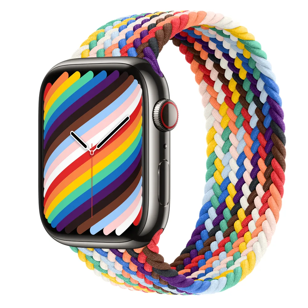 Apple Watch Series 9 GPS + Cellular, 41mm Graphite Stainless Steel Case  with Graphite Milanese Loop