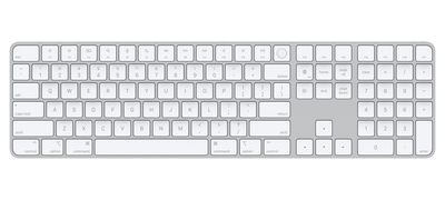Magic Keyboard with Touch ID and Numeric Keypad for Mac models with Apple silicon - US English - White Keys