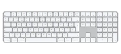 Magic Keyboard with Touch ID and Numeric Keypad for Mac models with Apple silicon - Spanish - White Keys
