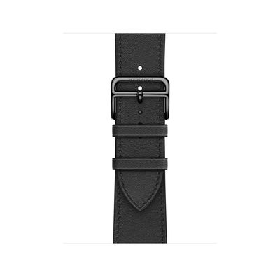 Apple Watch Hermès - 41mm Noir Swift Leather Single Tour