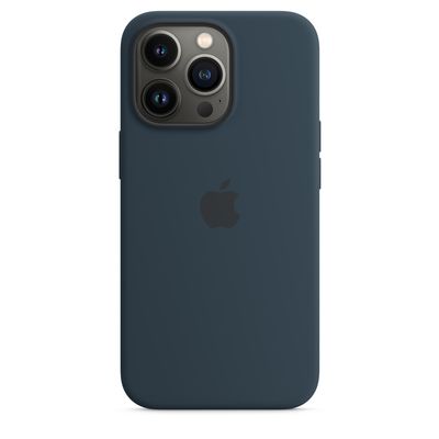 iPhone 13 Pro Silicone Case with MagSafe - Abyss Blue