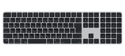 Magic Keyboard with Touch ID and Numeric Keypad for Mac models with Apple silicon - Japanese - Black Keys
