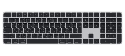 Magic Keyboard with Touch ID and Numeric Keypad for Mac models with Apple silicon - Russian - Black Keys