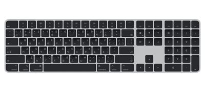 Magic Keyboard with Touch ID and Numeric Keypad for Mac models with Apple silicon - Chinese (Zhuyin) - Black Keys