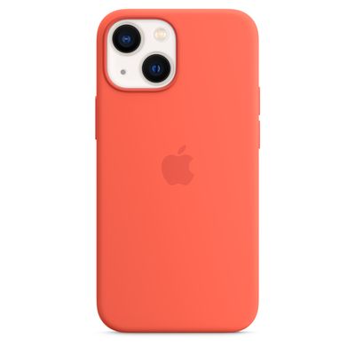 iPhone 13 mini Silicone Case with MagSafe - Nectarine
