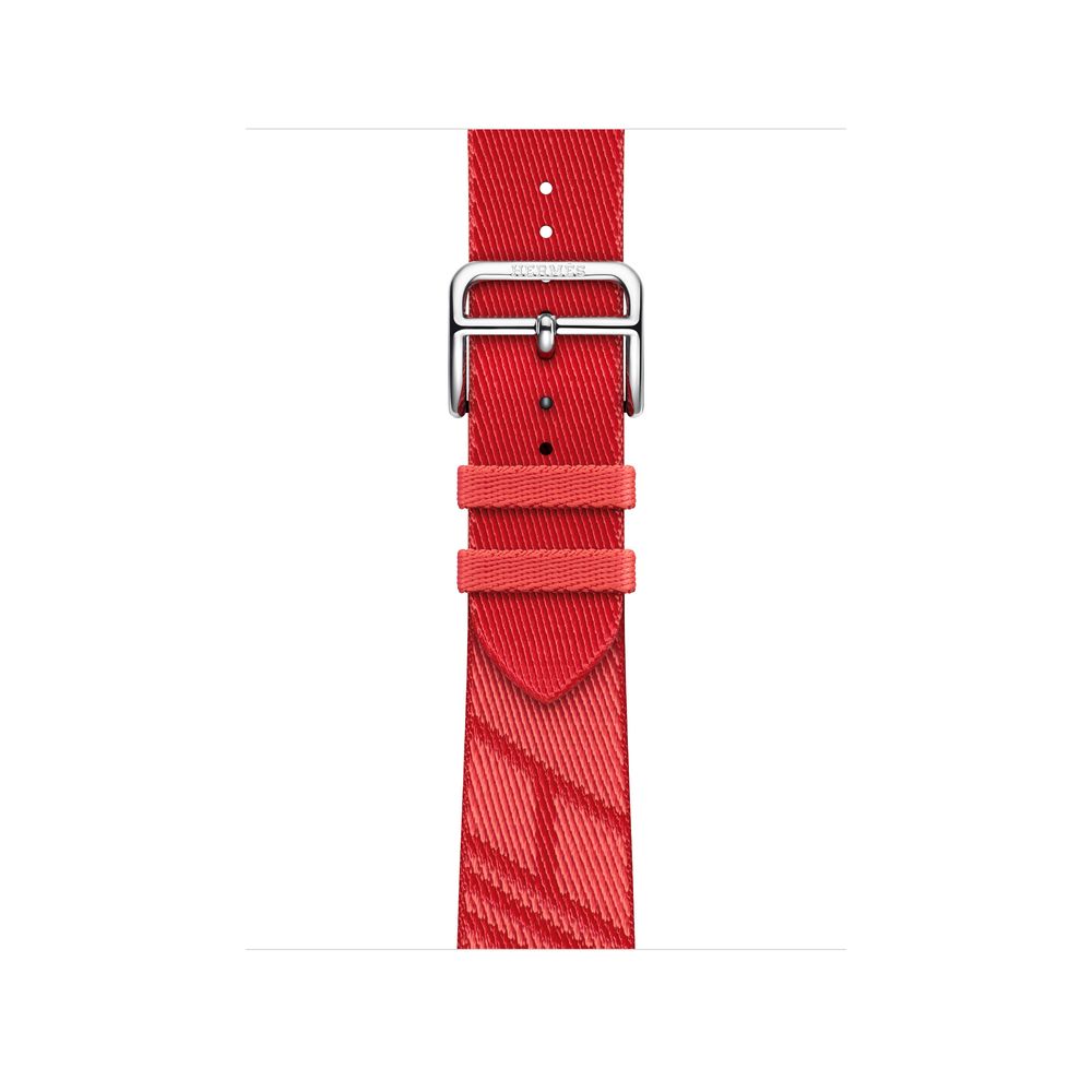 Apple Watch Hermès - 41mm Rose Texas/Rouge Piment Jumping Single Tour