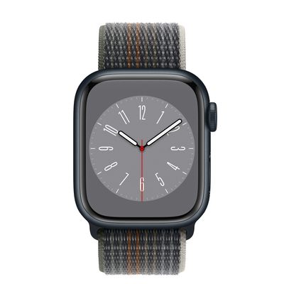 Apple Watch Series 8 GPS + Cellular, 41mm Midnight Aluminum Case with Midnight Sport Loop