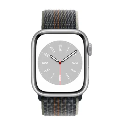 Apple Watch Series 8 (GPS) 41mm Aluminum Case with White Sport