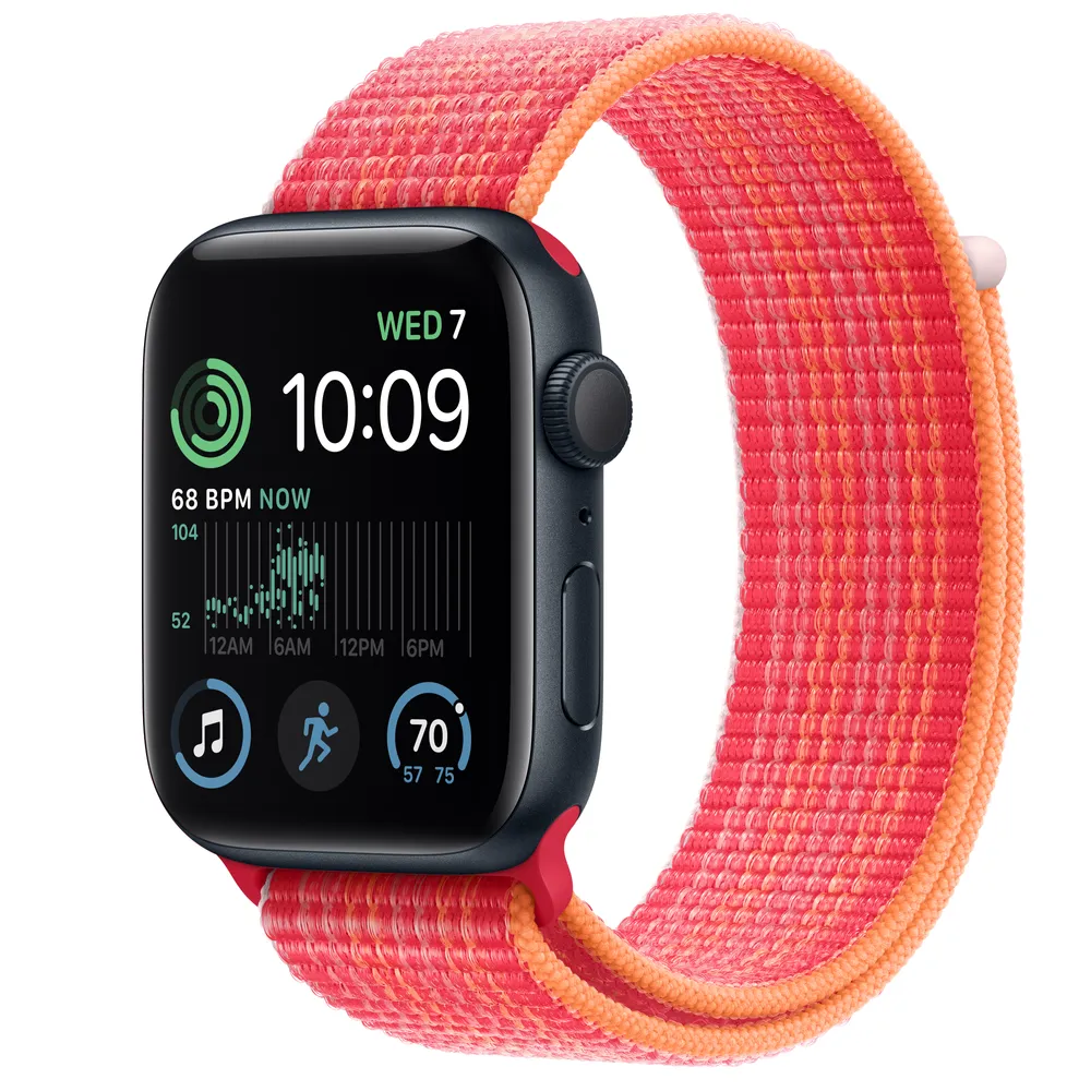 Auto kapok pubertet Apple Watch SE GPS, 44mm Midnight Aluminum Case with (PRODUCT)RED Sport  Loop | Bridge Street Town Centre