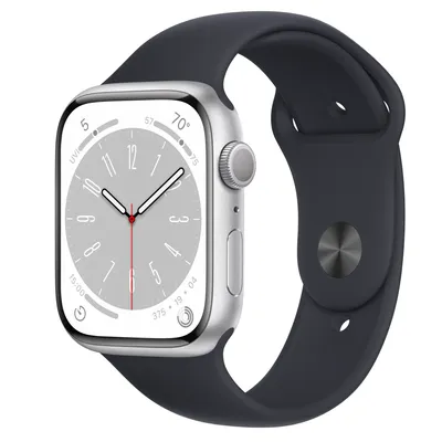 Apple Watch Series 8 (GPS) 45mm Aluminum Case with Midnight Sport