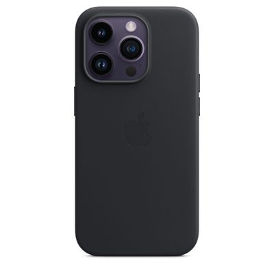 iPhone 14 Pro Leather Case with MagSafe - Midnight