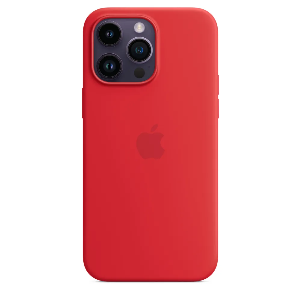 iPhone 14 Pro Max Silicone Case with MagSafe - (PRODUCT)RED