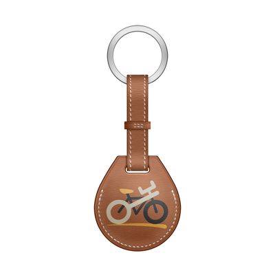 AirTag Hermès Key Ring - Vélo