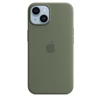 iPhone 14 Silicone Case with MagSafe - Olive