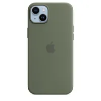 iPhone 14 Plus Silicone Case with MagSafe - Olive