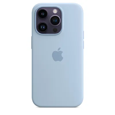iPhone 14 Pro Silicone Case with MagSafe - Sky