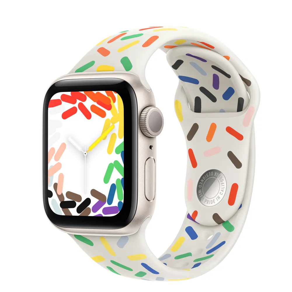 Hav Hej hej Verdensvindue Apple Watch SE GPS, 40mm Starlight Aluminum Case with Pride Edition Sport  Band - S/M | The Summit at Fritz Farm