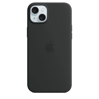 iPhone 15 Plus Silicone Case with MagSafe - Black