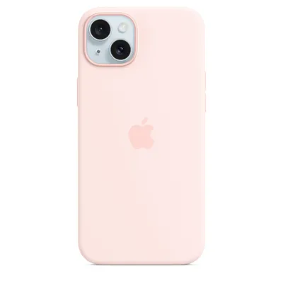 iPhone 15 Plus Silicone Case with MagSafe - Light Pink