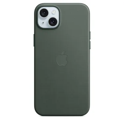iPhone 15 Plus FineWoven Case with MagSafe - Evergreen