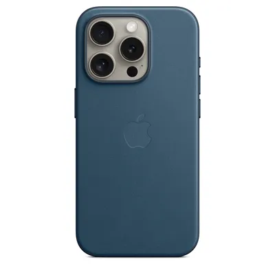 iPhone 15 Pro FineWoven Case with MagSafe - Pacific Blue