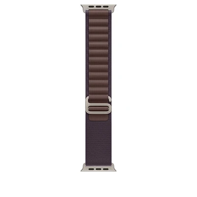 49mm Indigo Alpine Loop - Medium - Natural Titanium Finish