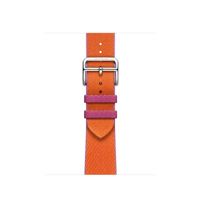 Apple Watch Hermès - 41mm Orange/Rose Mexico Twill Jump Single Tour