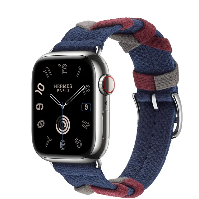 Apple Watch Hermès - 41mm Navy Bridon Double Tour - Apple