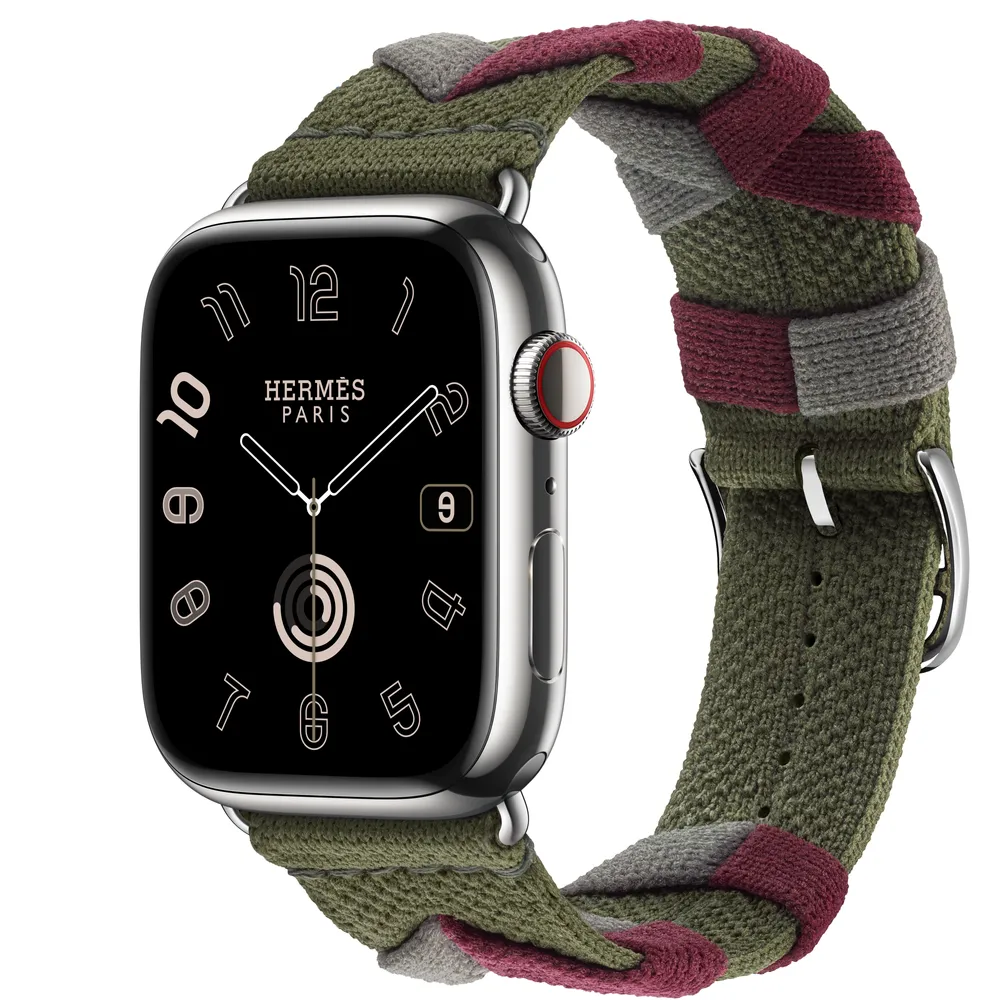 Apple Watch Hermès シリーズ9 45mm シルバー 