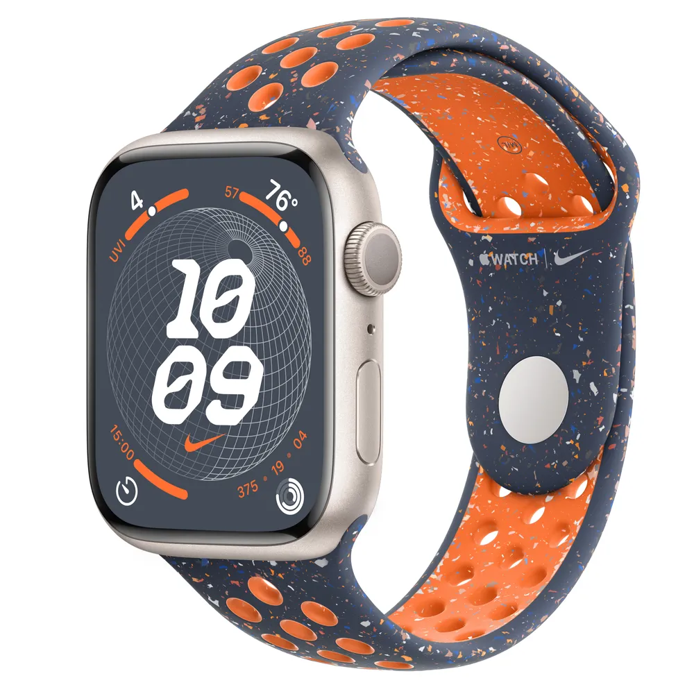 Apple Series 9 GPS 45mm Starlight Case Starlight Sport Band