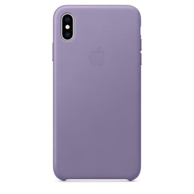 iPhone XS Max Leather Case - Lilac